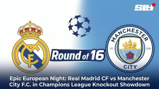 Epic European Night: Real Madrid CF vs Manchester City F.C. in Champions League Knockout Showdown