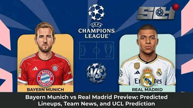 Bayern Munich vs Real Madrid Preview: Predicted Lineups, Team News, and UCL Prediction
