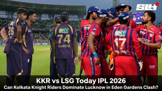 KKR vs LSG Today IPL 2026: Can Kolkata Knight Riders Dominate Lucknow in Eden Gardens Clash?